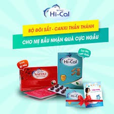 [ Tặng 1 hộp khẩu trang Avisure ] Avisure Safoli và Hical-Bổ sung sắt và Canxi cho phụ nữ mang thai và cho con bú