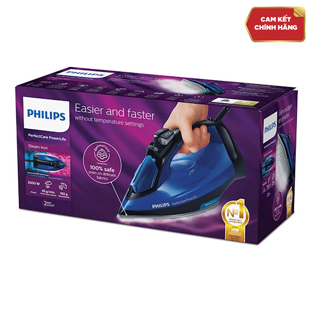 Chính hãng | Bàn Ủi Hơi Nước Nằm PerfectCare 2500W PHILIPS - GC3920