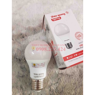 Bóng led bulb điện quang 5w/9w trắng 6500k/vàng 3000k