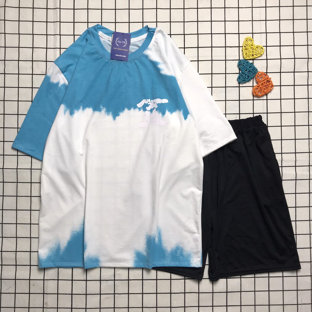 Đồ Bộ Loang Màu Uniex Tay Lỡ Lapi VN, Đồ Bộ Cartoon, Freesize, Thun Cotton, Nam Nữ Đều Mặc Được | BigBuy360 - bigbuy360.vn