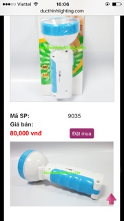 Đèn Pin Sạc Led-9035
