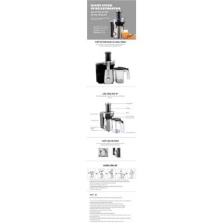 Máy Ép Trái Cây Tốc Độ Cao Lock&Lock ELJE-110