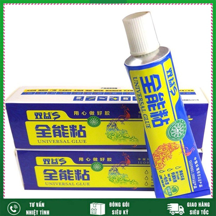 Keo dán đa năng UNIVERSAL GLUE Phượng Hoàng 60gram phục vụ cho việc thiết kế, trang trí nhà cửa