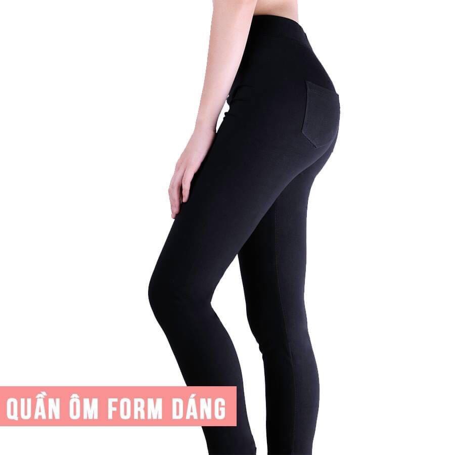 [FREESHIP ĐƠN 99K]    QUẦN LEGGING 2 TÚI SAU- QUẦN LEGGING XUẤT HÀN CAO CẤP