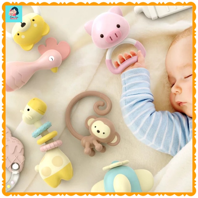 SET 9 BỘ ĐỒ CHƠI XÚC XẮC GẶM NƯỚU CAO CẤP, PHÁT TRIỂN KỸ NĂNG HÀN QUỐC GORYEO BABY