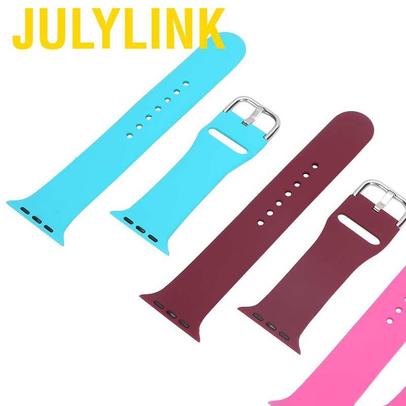 Set 3 Dây Đeo Đồng Hồ Bằng Silicon 40mm