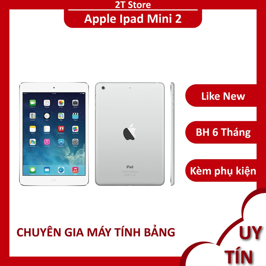 Máy tính bảng Apple Ipad Mini 2 màn 2K mỏng nhẹ (4G+Wifi)