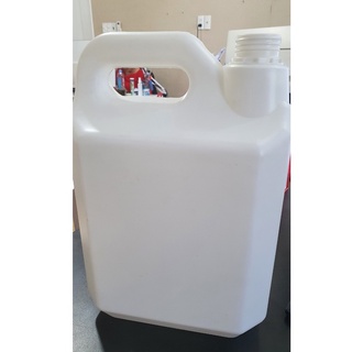 Can nhựa 5 lít (230g), can nhựa HDPE đựng hóa chất, nắp màu ngẫu nhiên - màu trắng