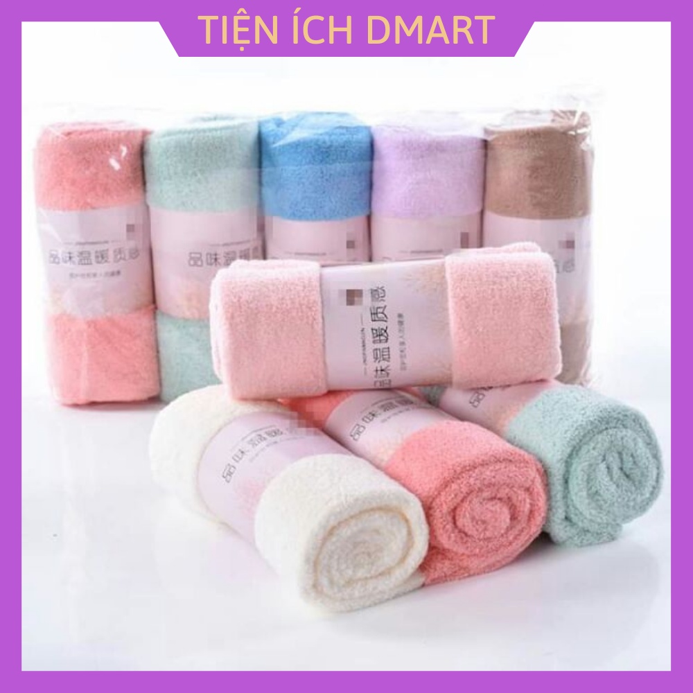 khăn mặt màu trơn , khăn lau mặt Hàn Quốc lông cừu sợi cotton siêu mềm