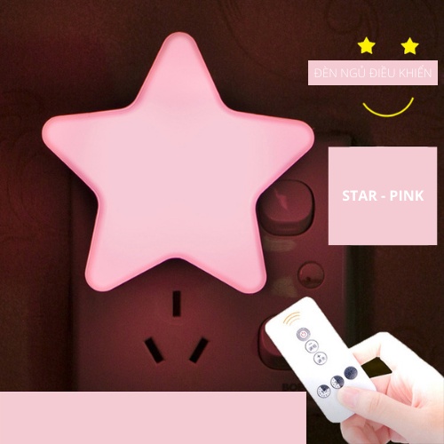 Đèn Ngủ Cắm Điện Mini Ngôi Sao, Cảm Ứng Ánh Sáng Tự Động Ánh Sáng Dịu MEILI STORE