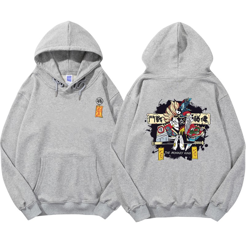 Áo hoodie nhung dài tay phong cách Hàn Quốc 5 màu tuỳ chọn cho nam M-5XL