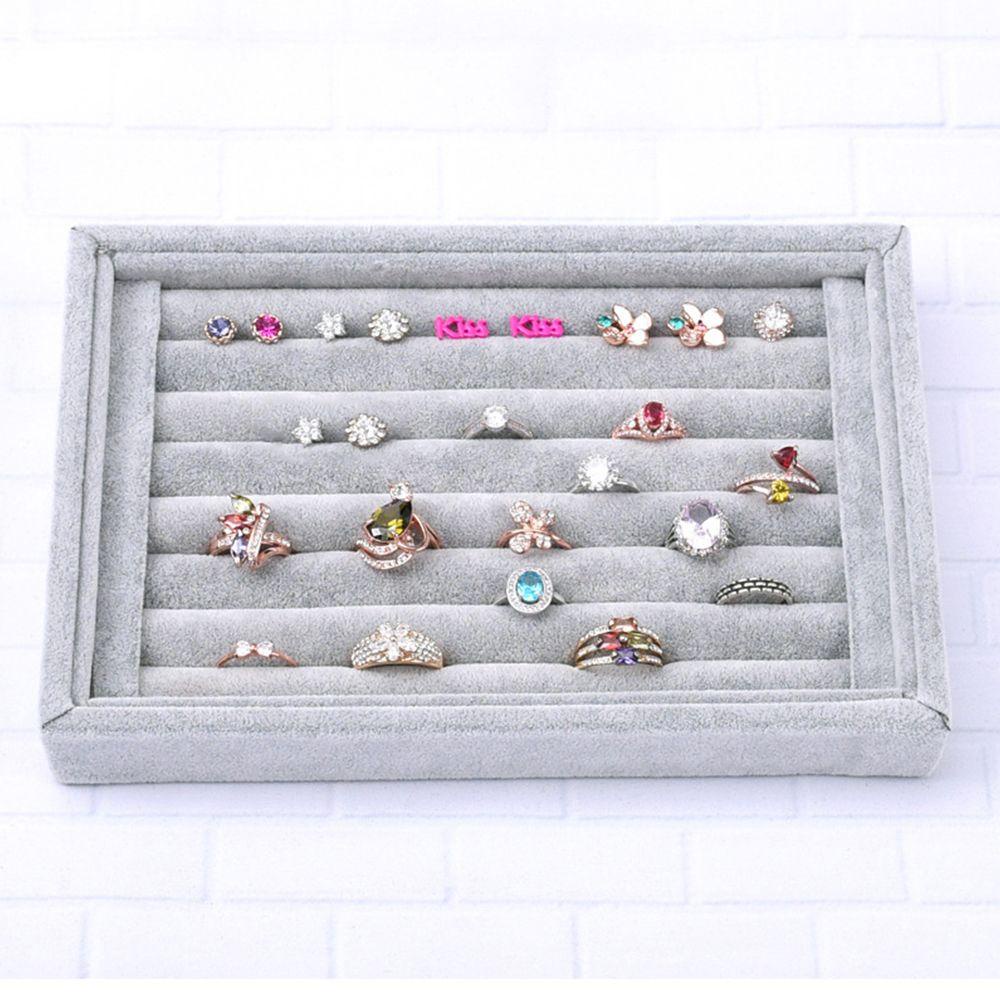 ANEMONE Hộp Đựng Trang Sức Hình Chữ Nhật Cỡ Lớn Thiết Kế Đơn Giản Tiện Dụng Ốp