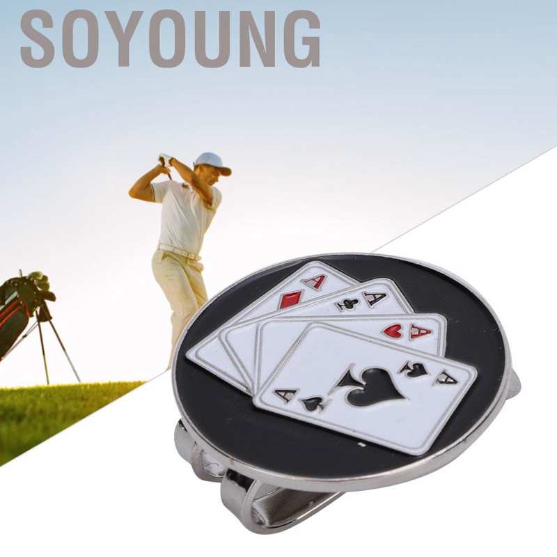 Kẹp Nam Châm Đánh Dấu Gắn Mũ Chơi Gôn Nhiều Họa Tiết Tùy Chọn