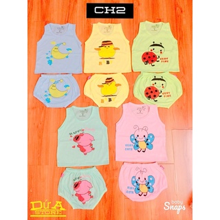 1 bộ ba lỗ quần chip cho bé