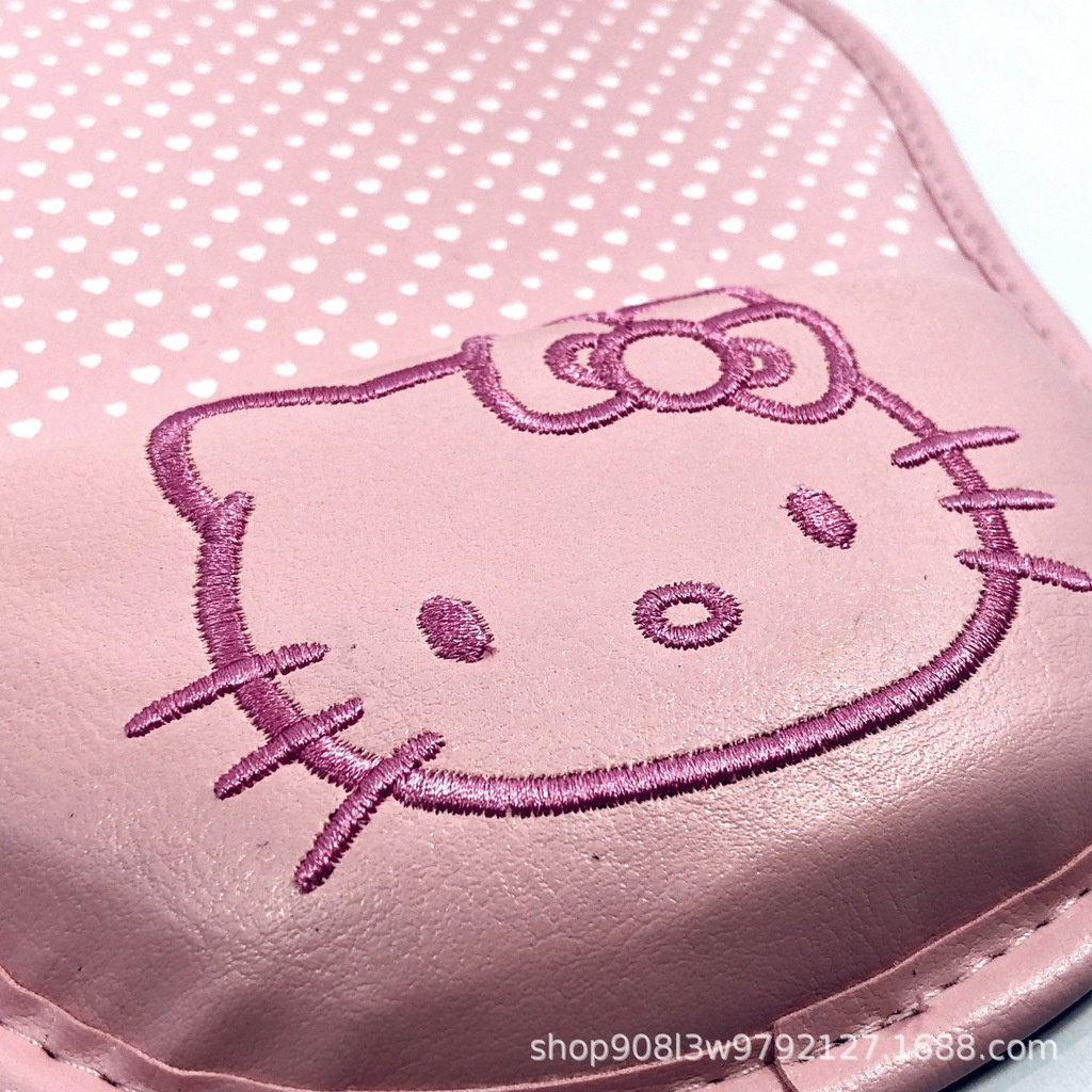 Tấm Lót Chuột Máy Tính Bằng Gel PU Silicon Gel Dày Siêu Mềm Chống Trượt In Hình Hello Kitty Có Đệm Kê Cổ Tay Thoải Mái Cho Nhà Ở