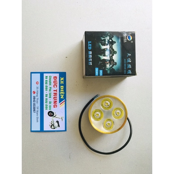 Đèn LED trợ sáng lắp ngoài xe điện, xe máy