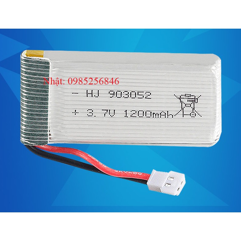 Pin Máy Bay, Cano, Oto, Tầu Thuyền Điều Khiển 3.7V 1200mAh 25C