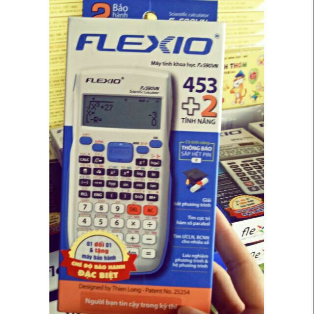 Máy tính khoa học FLEXIO FX 590vn chức năng gần tương đương 580vnx casio