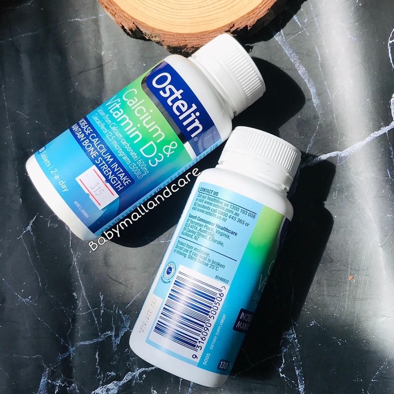 Viên Ostelin Canxi & Vitamin D3 dành cho trẻ 12y+  & Mẹ bầu