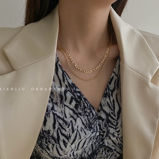 Dây Chuyền Nhiều Lớp Phong Cách Retro Dành Cho Nữ