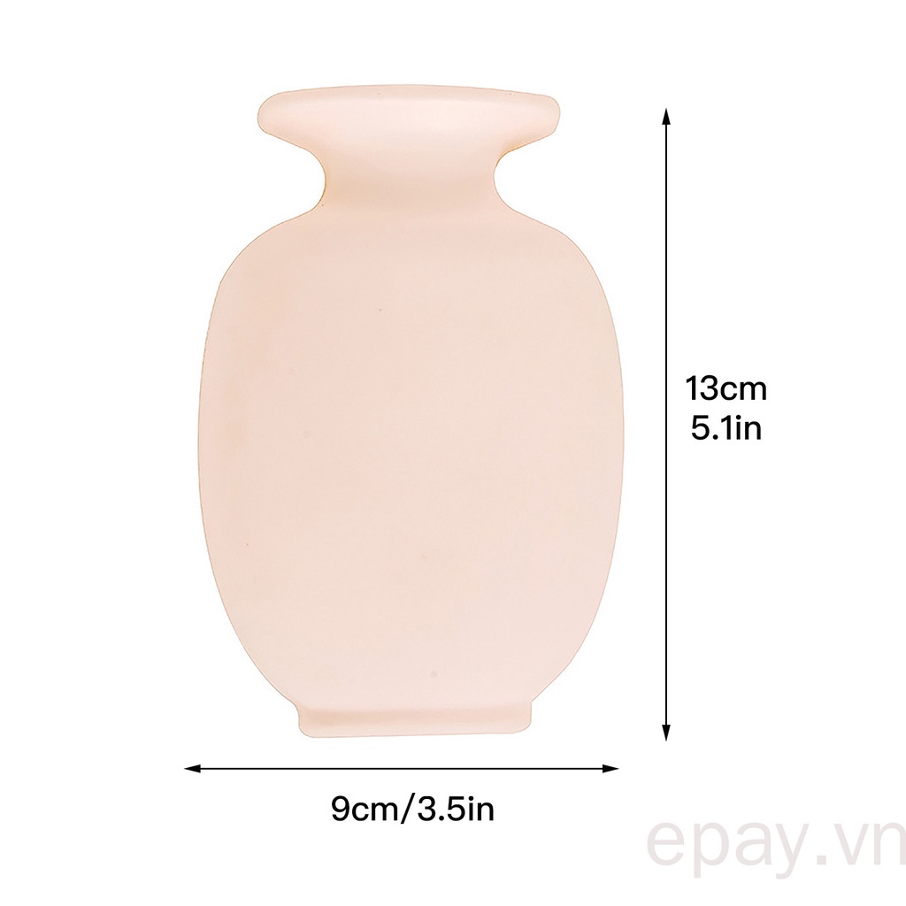 Bình hoa silicone 7 màu treo tường trang trí nhà tắm