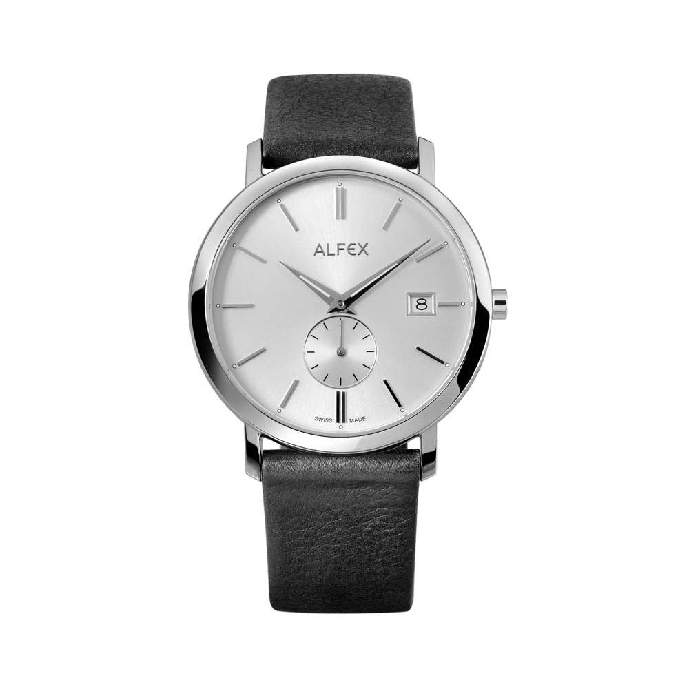 Đồng Hồ Alfex 5703/306 Nam Kính Sapphire Dây Da 39mm