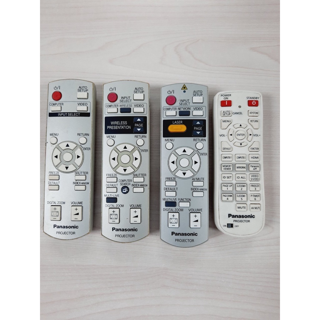 Remote Điều khiển máy chiếu Panasonic- Hàng chính hãng theo máy bao test, bao kiểm- BH[6 tháng] Tặng kèm Pin