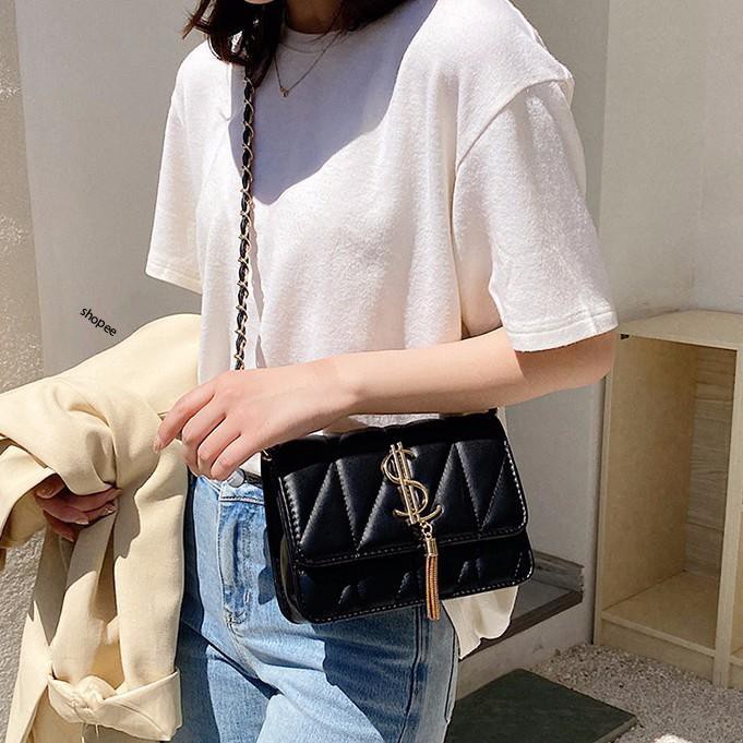 TT2 TÚI XÁCH ĐEO CHÉO NỮ ISL SIZE 20 nai lưng TRÁM TUA RUA phong cách CAO CẤP TD 108 2