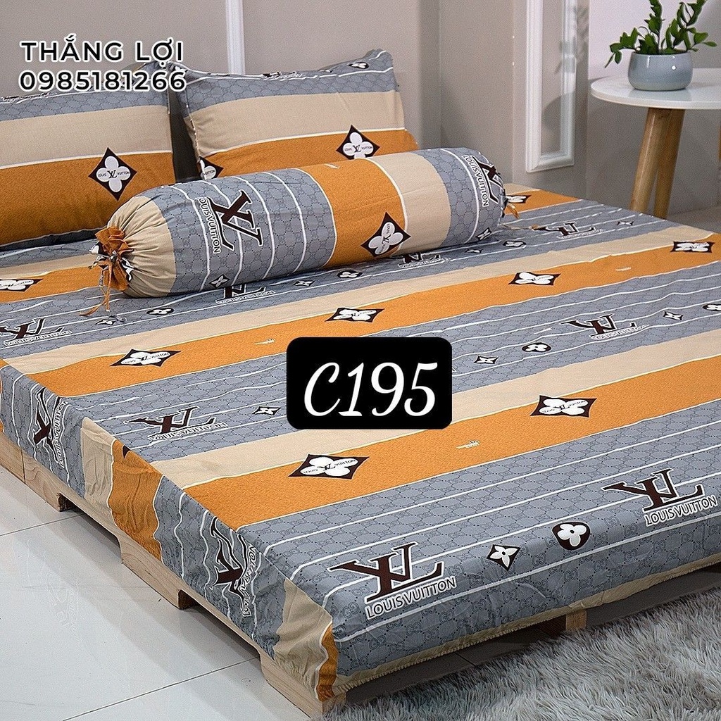Ga giường Cotton 100% Thắng Lợi chính hãng IN LOGO THẮNG LỢI, không xù lông, không phai màu, (nệm &lt; 14p)