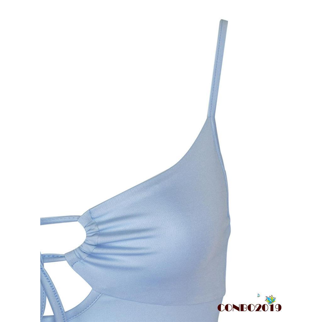 Áo Lửng Hai Dây Màu Trơn Gợi Cảm Thời Trang Cho Nữ