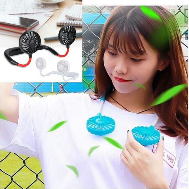 Quạt đeo cổ mini [freeship 50k]