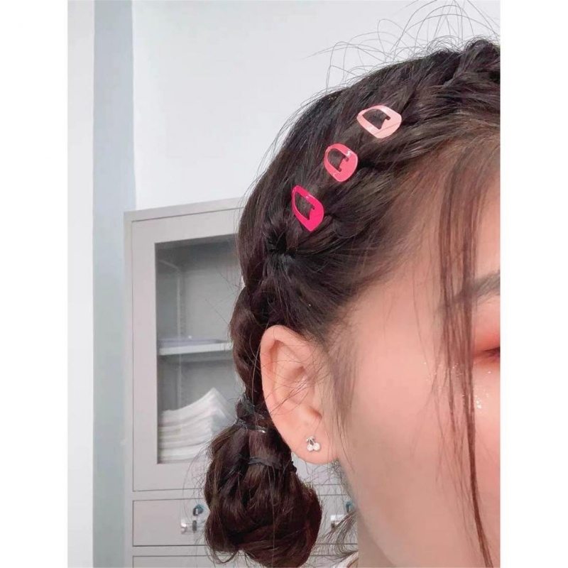 Hộp 50 Kẹp Tóc Màu Sắc Ngọt Ngào Kích Thước Nhỏ