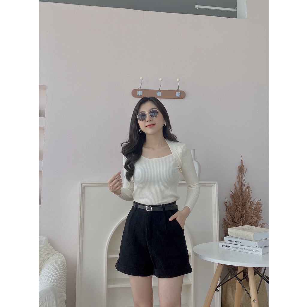 ÁO LEN ĐU SÁT CỔ VUÔNG | BigBuy360 - bigbuy360.vn