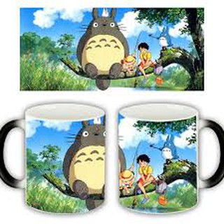 Cốc /ly sứ đổi màu in hình  Totoro