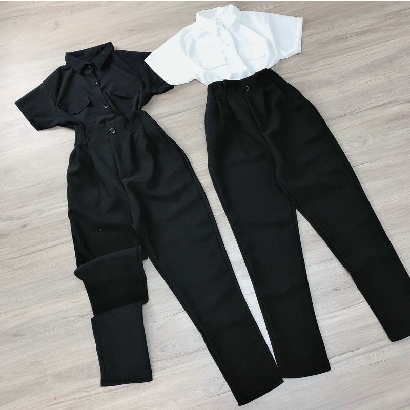 Quần tây ống đứng lưng thun nhún sau tôn dáng?.