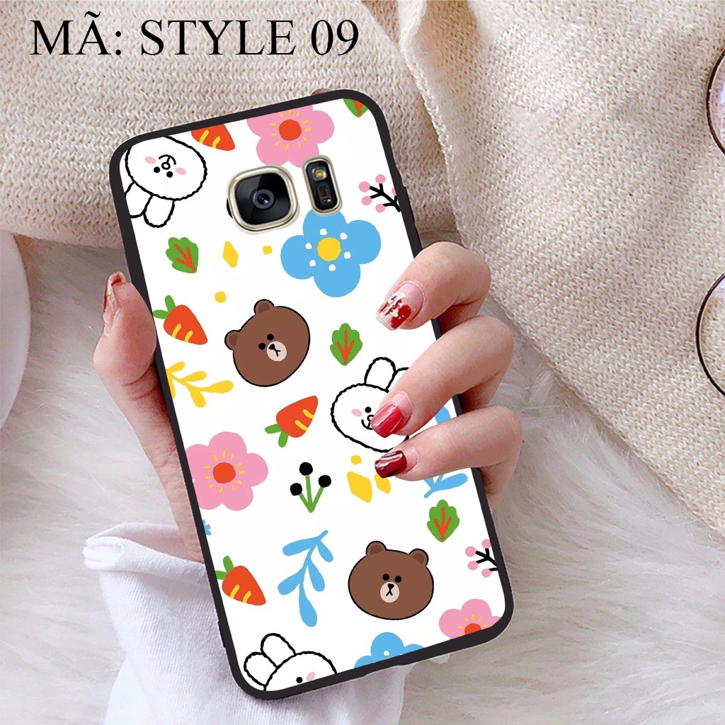 Ốp lưng Samsung S7 viền dẻo TPU BST Phong cách
