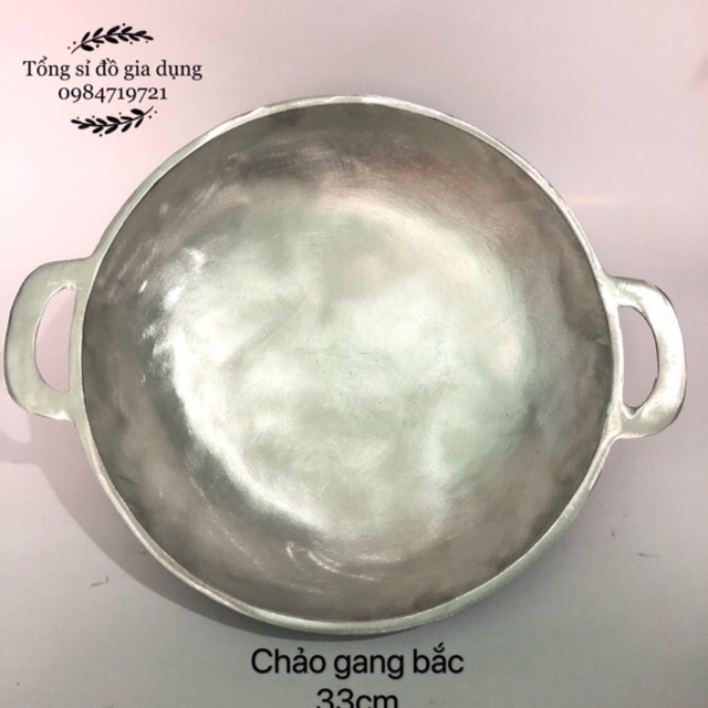 Chảo gang vũm 33cm