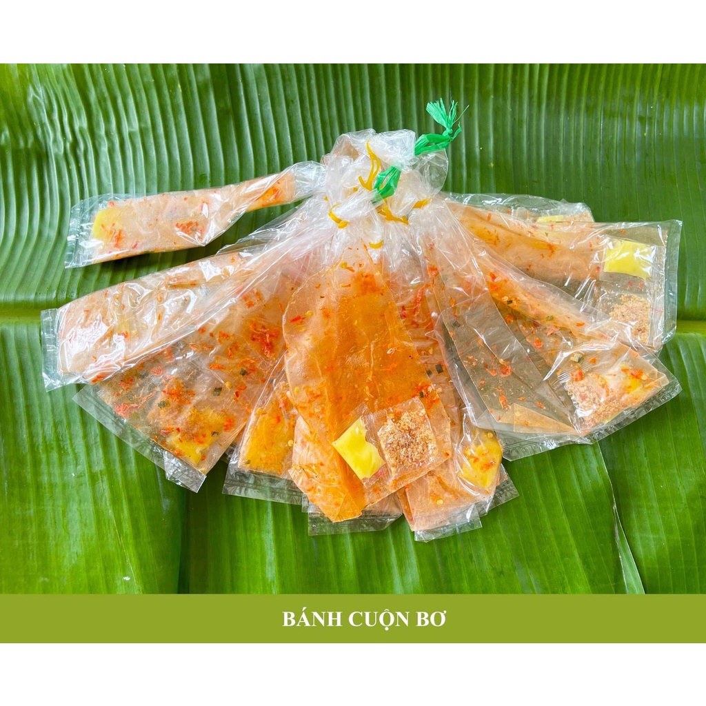 1 Xâu (12 bịch) Bánh Tráng Bơ Hành Phi Tây Ninh