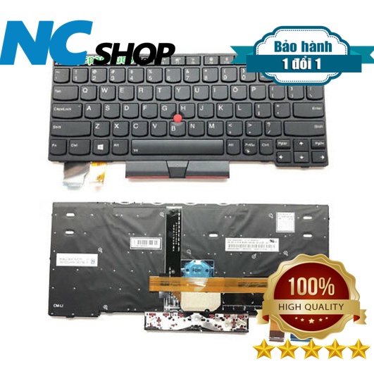 Bàn phím laptop Lenovo Thinkpad X280 20KF 20KE – X280 CÓ ĐÈN (ZIN,BH 6TH)