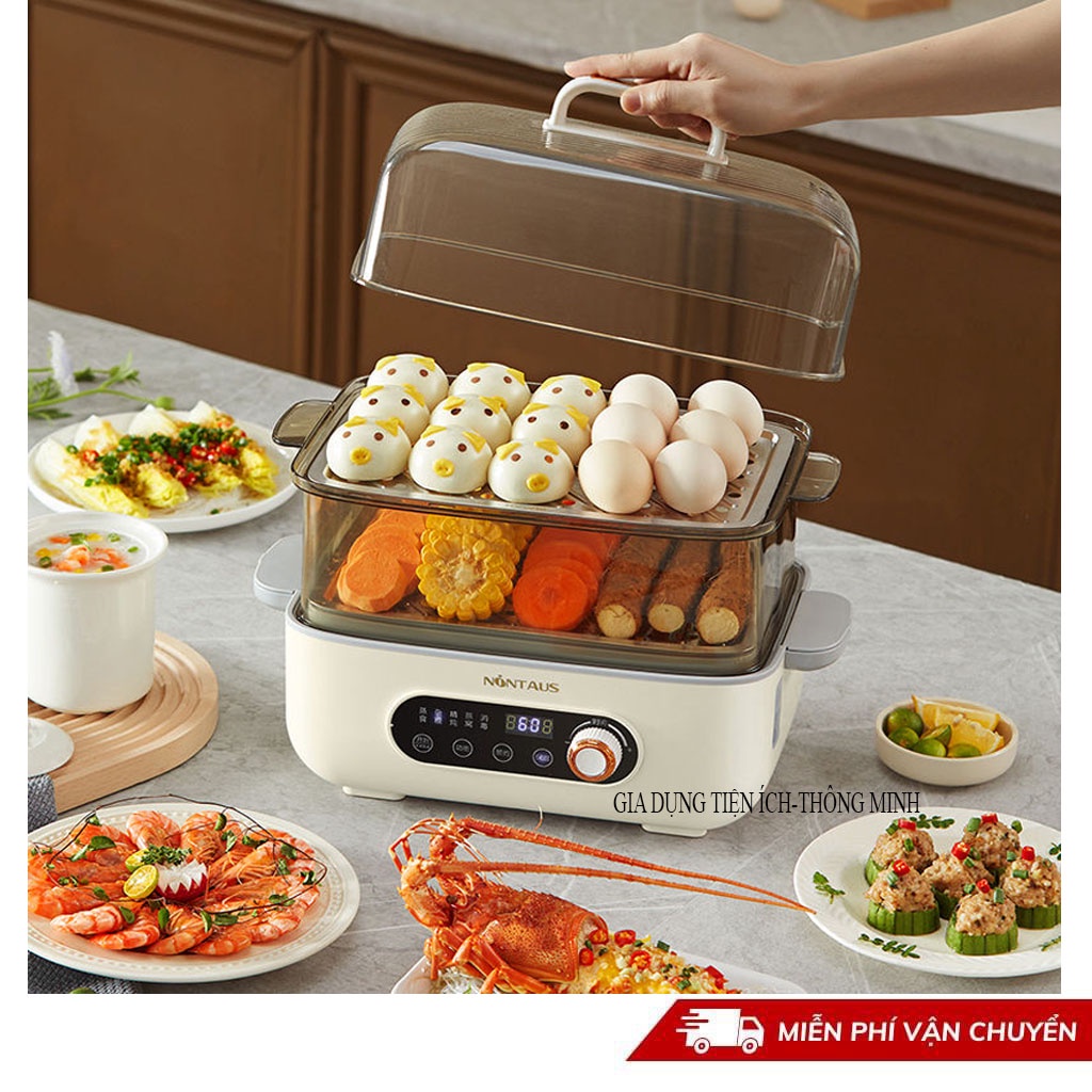 NỒI Ủ, NỒI TIỀM DÙNG ĐIỆN BEAR 4 TRONG 1 THÔNG MINH DUNG TÍCH 3,5 LÍT