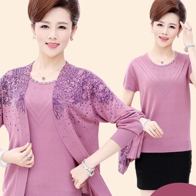 ORDER set áo+cadigal trung niên