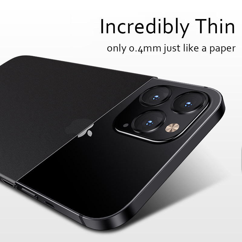 Ốp điện thoại nhám mỏng nhẹ cho iPhone 12 Case 12 Mini Pro Max