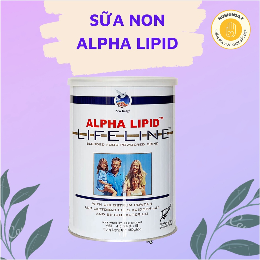 [Mã 273FMCG100K0 giảm 6% đơn 500K] Sữa Non Alpha Lipid 450g Chính Hãng New Zealand