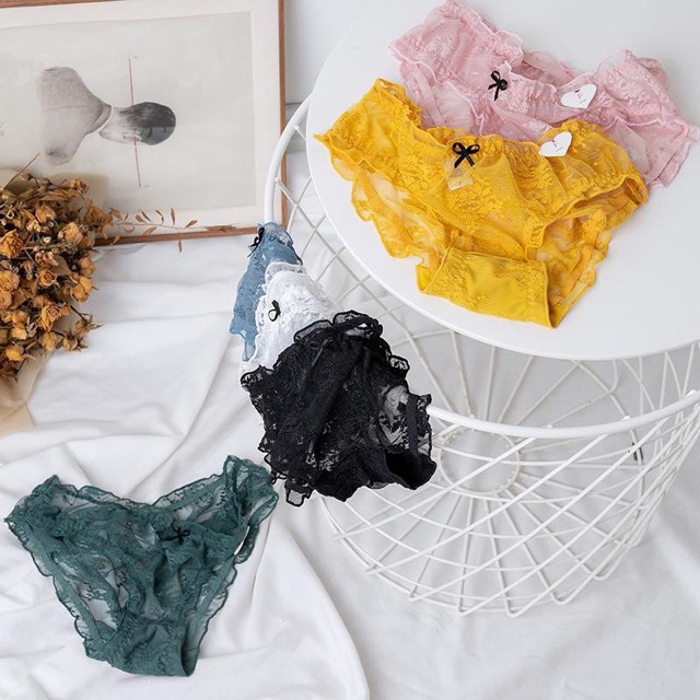 Quần lót nữ ren thêu Cao cấp siêu mềm mịn
