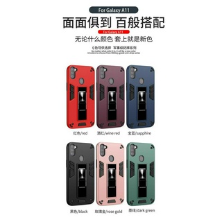 Ốp Điện Thoại Cứng Kiểu Giáp Chống Rơi Chống Sốc Kèm Giá Đỡ Cho Samsung Galaxy A11 / M11