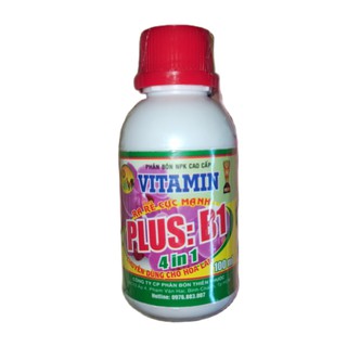 Phân Bón Vitamin B1 Plus Kích rễ, kích mầm, chống sốc cho Lan, Lọ 100ml