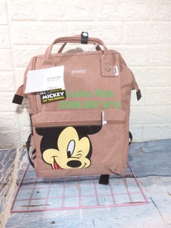 Balo bỉm sữa đi sinh mickey