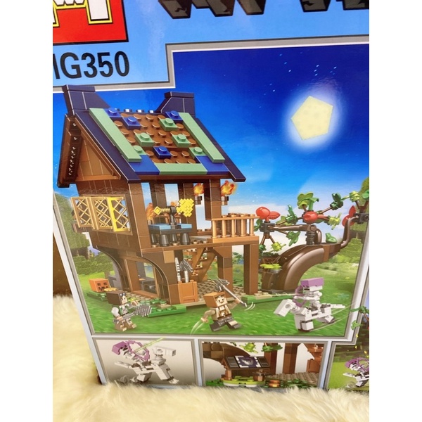 Đồ Chơi Lắp Ráp, Xếp Hình Minecraft Nhà Cây Chiến Đấu Mg450-465 mảnh
