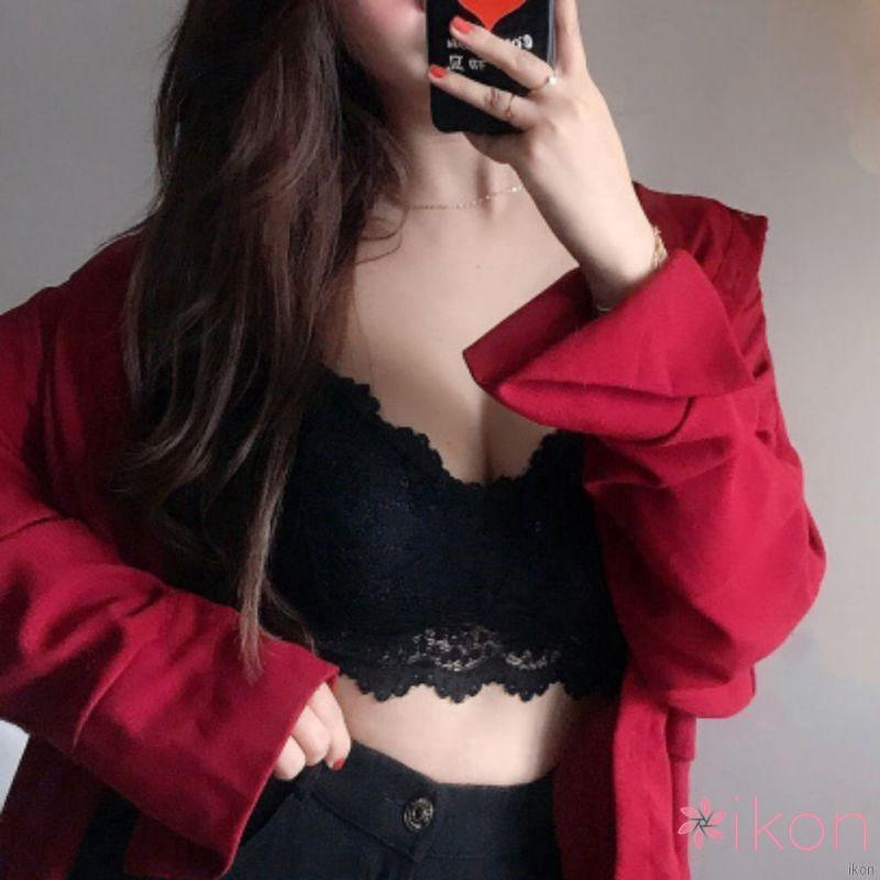 Áo ngực ren có mút không gọng mềm mại