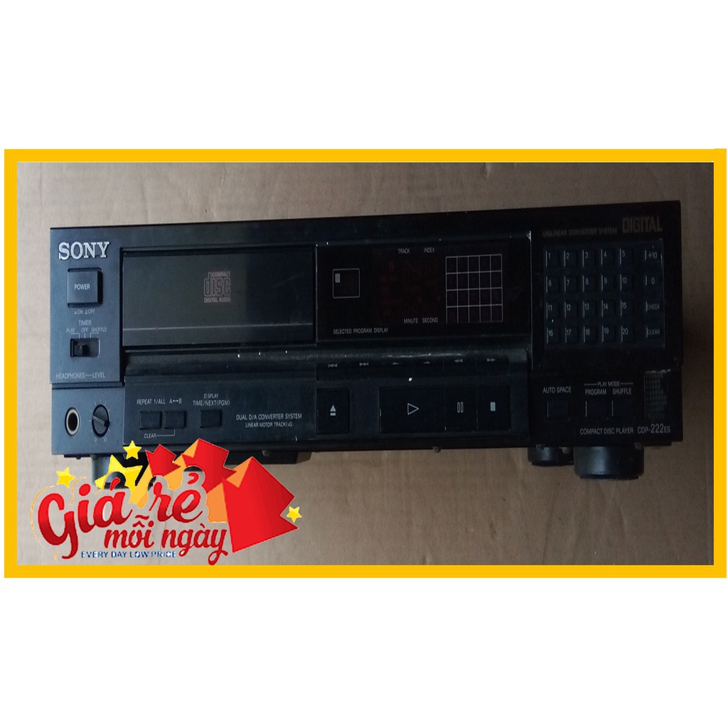 Đầu đĩa CD Sony 22ES CDP nội địa nhật điện 100V xác nguyên bản